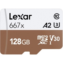 Lexar Professional 667x microSDXC UHS-I Card with Adapter 128GB